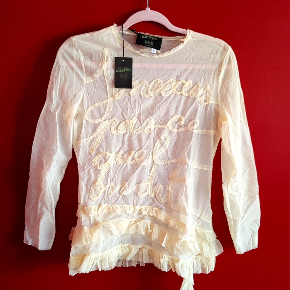 Jean Paul Gaultier mesh top
